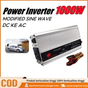 1000 Watt inverter 1000W DC 12V ke AC 220V Perubah Arus Listrik DC to AC Lampu Kipas Angin Charger