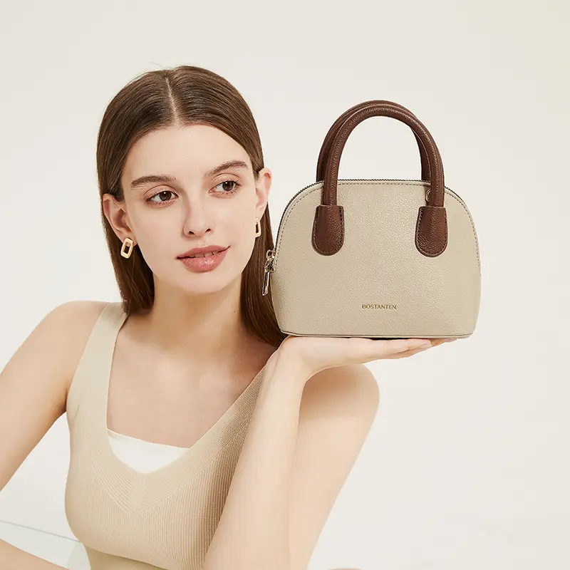 [Claire Bag] BOSTANTEN Tas Selempang Wanita Sling Bag Handbag Shoulder Bag Tas Pesta Simple Jalan Jalan Kulit Sintetis Hitam 5