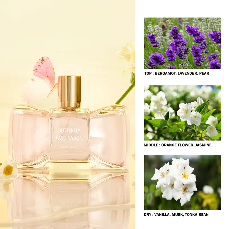 [SPECIAL CREATOR] Miniso Butterfly Fascination Women's Perfume Eau de Parfum EDP Parfum Wanita Long-lasting Fragrance 30ml/100ml 3