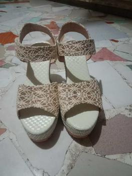 Product Review of 2025 New Summer Wedge Sandals Women's Open Toe High Heels Fish Mouth Thick Bottom Non-slip Velcro Ladies Shoes Footwear Girl Makapal Tactical from ⭐**🇭 0