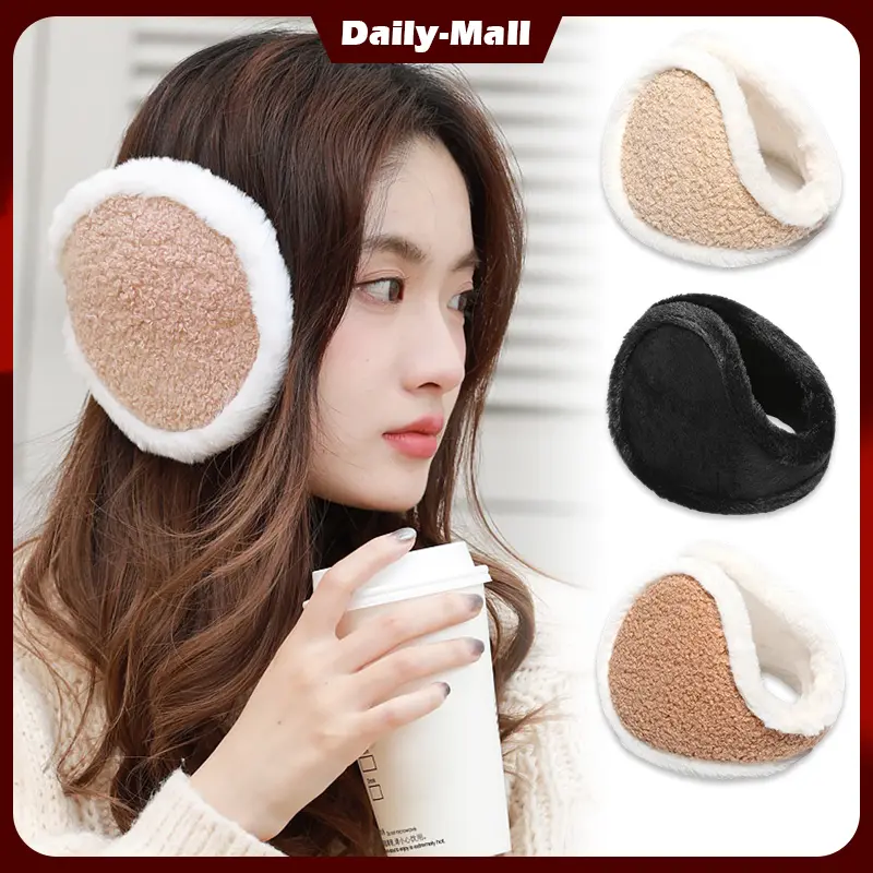 Penutup Telinga Mewah Hangat Tahan Angin Tahan Beku Earmuff Musim