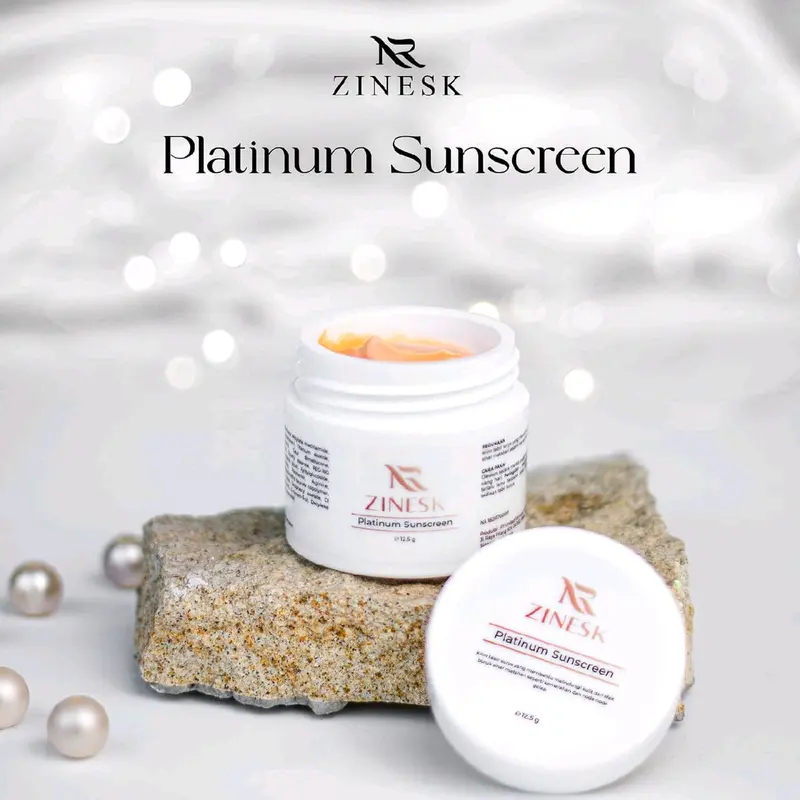 ZINESK PAKET SKINCARE kemasan lama,SUNSCREEN+NIGHT CREAM lama+SABUN DNA SALMON paket lama isi 3 4