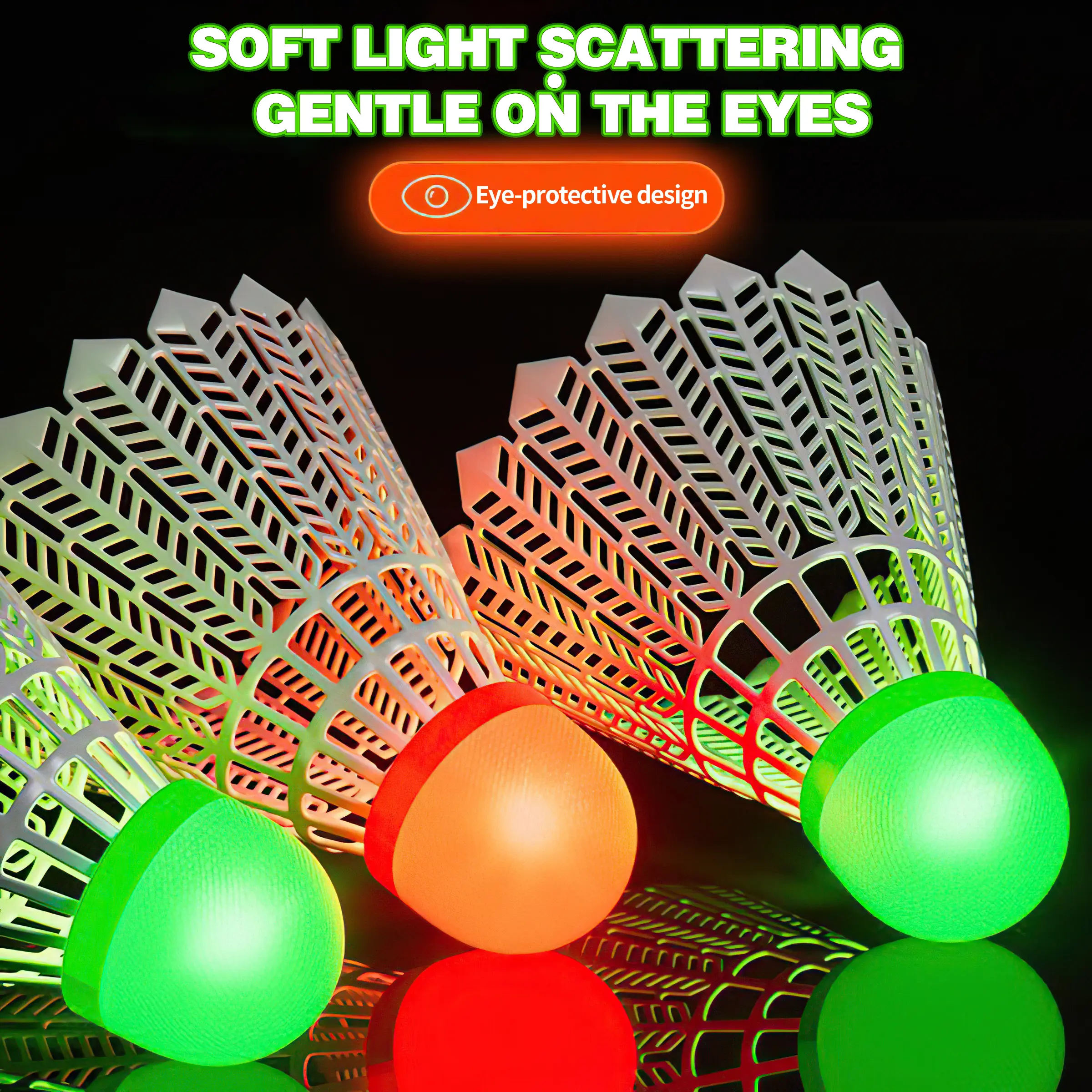Badminton Shuttlecock - Nylon Shuttlecock, Durable & Stable, Perfect for Indoor/Outdoor Sports Activities & Training