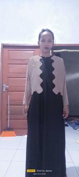 Product Review of Soraya Moeslim Cardi Azura Mix Inner Premium Dress mewah Wanita Dewasa Remaja Pesta Lebaran Cardigan Muslim waffle Santai Kardigan Outer Panjang Casual Kondangan Baju from D**w 1