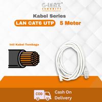Gambar GLENZ Kabel Patch Cord Cat6 UTP 5M | Kabel Patch Cord Cat6 UTP | Panjang Kabel 5 Meter | Tahan Panas Up to 75° C | High Speed Transmitter Rate Up to 1000mbps | Kabel UTP Berkualitas Tembaga Asli | Kompatibel untuk Router, PC, CCTV Putih dari GLenz Security Kota Administrasi Jakarta Utara 4 Tokopedia