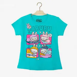 Kaos anak perempuan Labubu usia 2-10 tahun / baju anak / Bayi Katun Laki-Laki | Kekinian