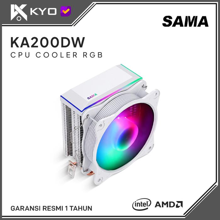 Gambar KYO SAMA KA200DW CPU COOLER ARGB Fan Processor HSF Cooler ARGB dari KYO Indonesia_NEW Kota Administrasi Jakarta Utara Tokopedia