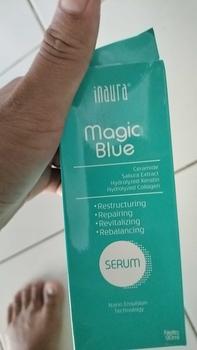 INAURA Magic Blue Serum 90ml Magia Rambut Proses Kimia Hair Color ...