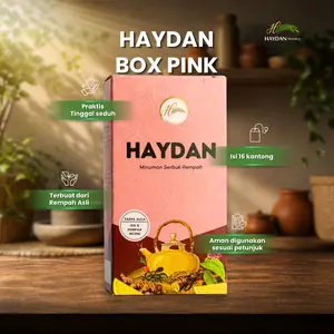 Minuman Teh SR Haydan isi 16 kantong - Teh Rimpang Jsr 16x Minum