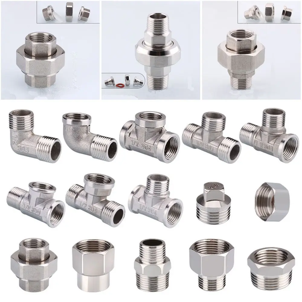 Variable Diameter Butt Joint Home Improvement Elbow Female-Male Threaded Plumbing fitting Hardware Adapter Pipe Fittings