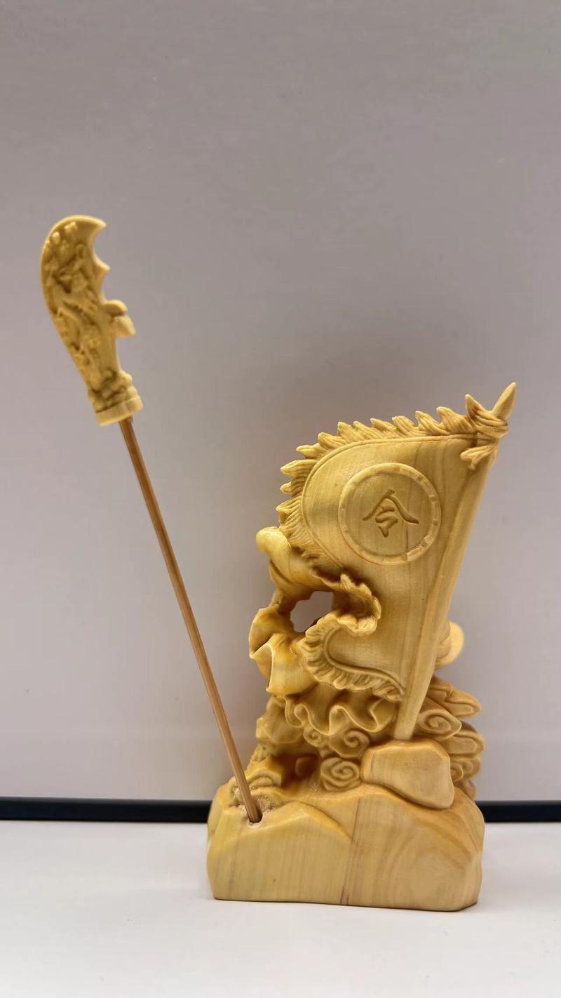 Product Introduction of Small leaf boxwood ornaments Carved ornaments 7cm 4