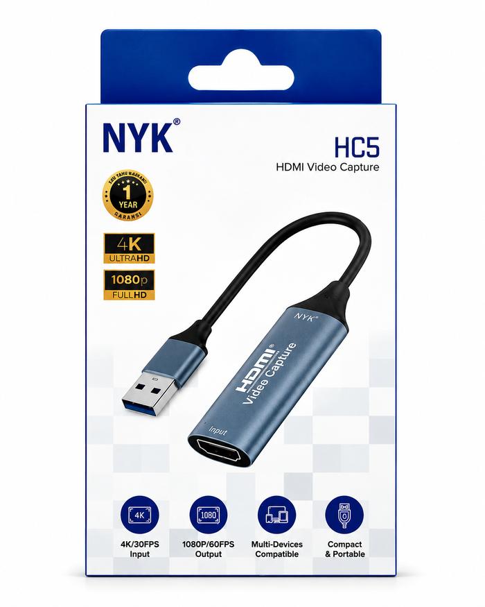 Gambar USB 3.0 HDMI VIDEO CAPTURE STICK 4K 1080P WITH CABLE Accessories - HITAM dari Multi Komputer Kota Administrasi Jakarta Barat Tokopedia