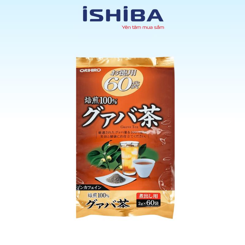 Trà lá ổi Orihiro 60 túi lọc trà Ổi Nhật Bản hỗ trợ chăm sóc sức khỏe