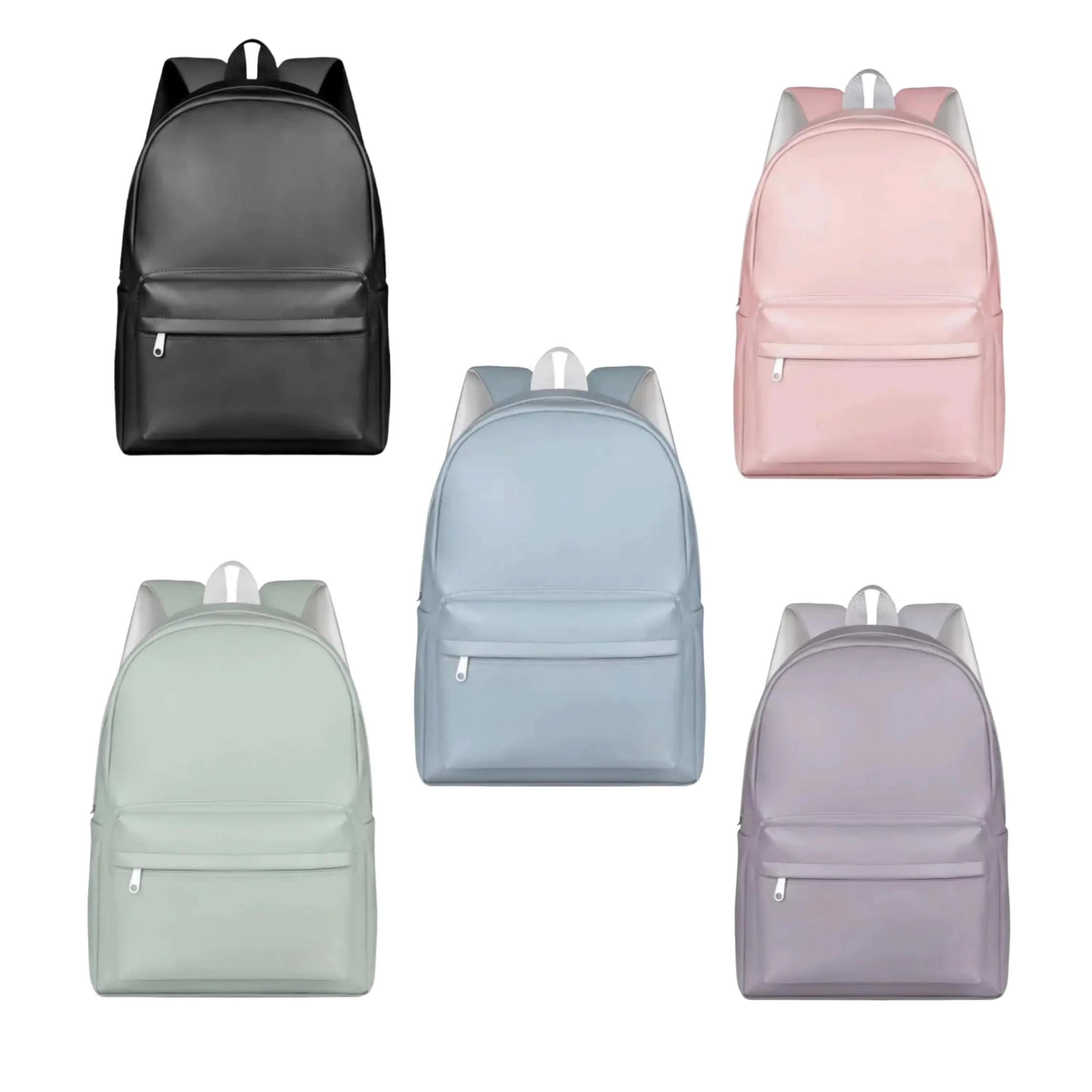Tas Ransel Sekolah Gizli Leather Backpack pink Wanita