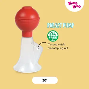 Young Young Breast Pump 301 Pompa Asi Ibu Manual BPA Free Dengan Corong Kedap Udara & Bahan Silicone Aman
