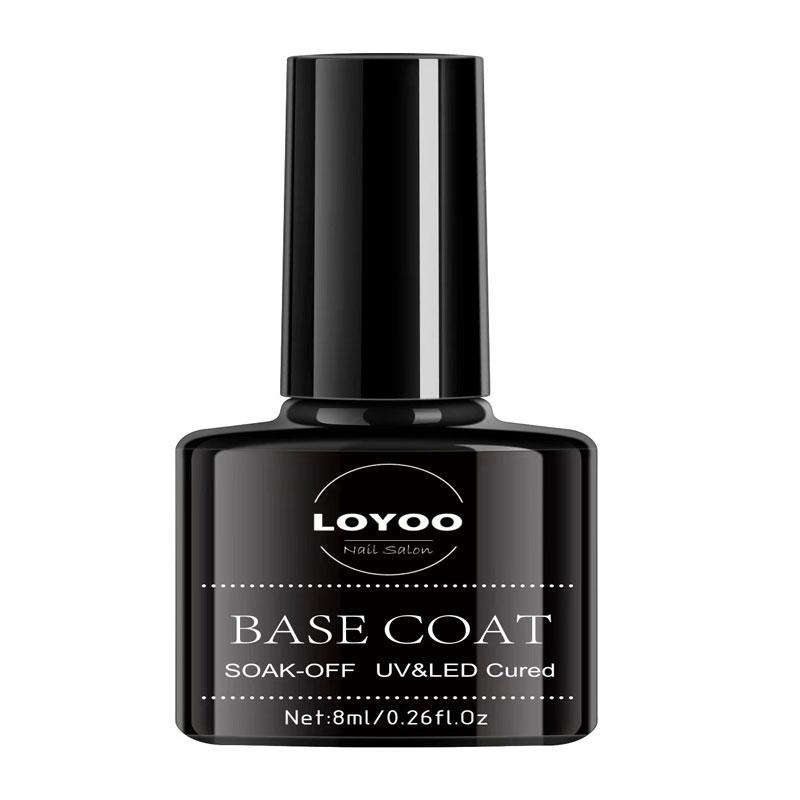 Product Introduction of LOYOO Base Coat Top Coat 8ML Gel Polish Matte Nail Gel Kuku Nail Art 10