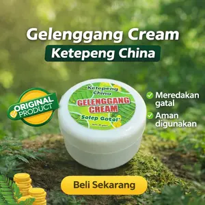 Promo Gelenggang Cream Ketepeng China - Salep Atasi Gatal Karena Alergi/ Scabies/ Eksim/ Psoriaris dan Kutu Air