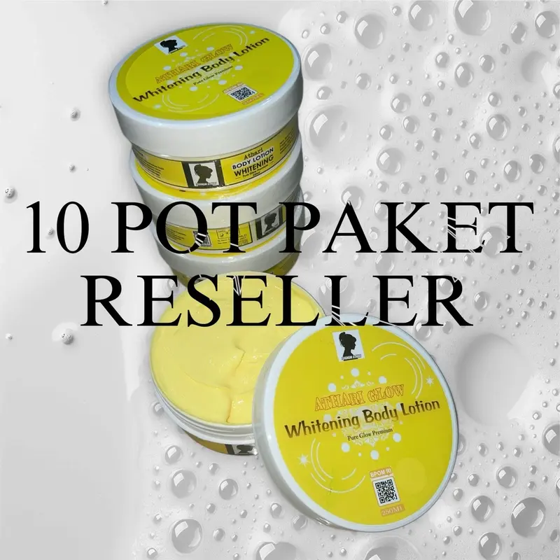 (10 POT) PAKET RESELLER ATHARI WHITENING BODY LOTION 250ML Pencerah Hand & Body 1