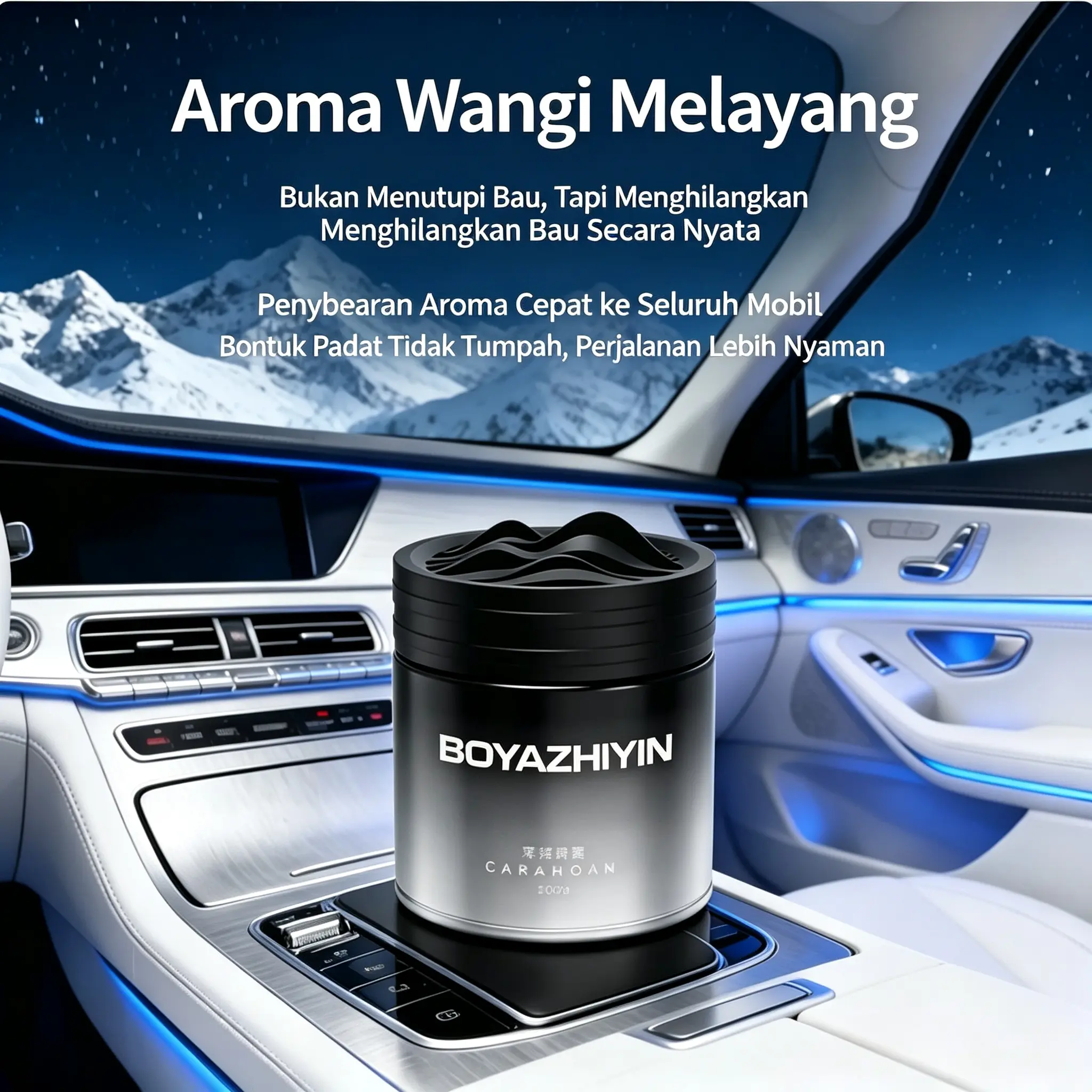 Pewangi Udara Mobil Balm Pewangi Padat Aromaterapi Wangi Tahan Lama Aroma Alami Tidak Menyengat Cegah Bau Tidak Sedap Tahan Wangi Tiga Bulan untuk Pria dan Wanita Aktif untuk Kabin Mobil Pribadi Kabin Mobil Wangi Alami Wangian Tahan Lama Konsisten (COD)
