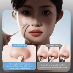 Pemangkas Bulu Hidung 2-in-1 Multifungsi Praktis dan Aman