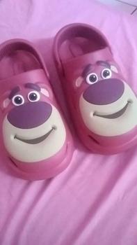 Product Review of Sandal Lotso Beruang Stroberi Sandal Kartun Lucu Shoes Sendal Wanita Karet Cewek Cowok from a**️ 0