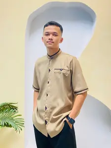 NK_Original - Atasan Koko Pria JELITA, Bahan Nyaman dari Semi Woll, Bisa Couple Ayah dan Anak