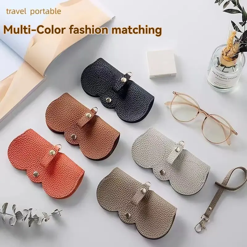 Glasses Protective Case Portable Sunglasses Bag Sunglasses Storage Box High-End Glasses Clip