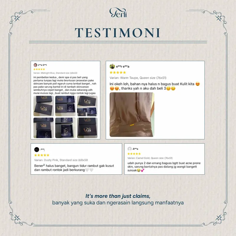 Sarung Guling Premium Satin Silk Terli Beauty 5