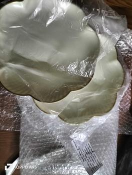Product Review of 1pc Pinggan Makan Nasi 25cm Plastik Aesthetic Plastic Dinner Plate Elegant WhiteCream Gold Rim Ceramic Lookalike  Dish Plate Tableware from N** I**l 0