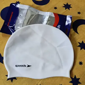 SPEEDS Silicone Swim Cap Topi Renang Dewasa Anak Penutup Kepala Renang All Size 017-2601