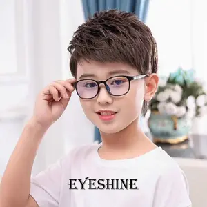 Kacamata Anak Laki-Laki Dan Perempuan Lensa Kotak Anti Radiasi Fashion