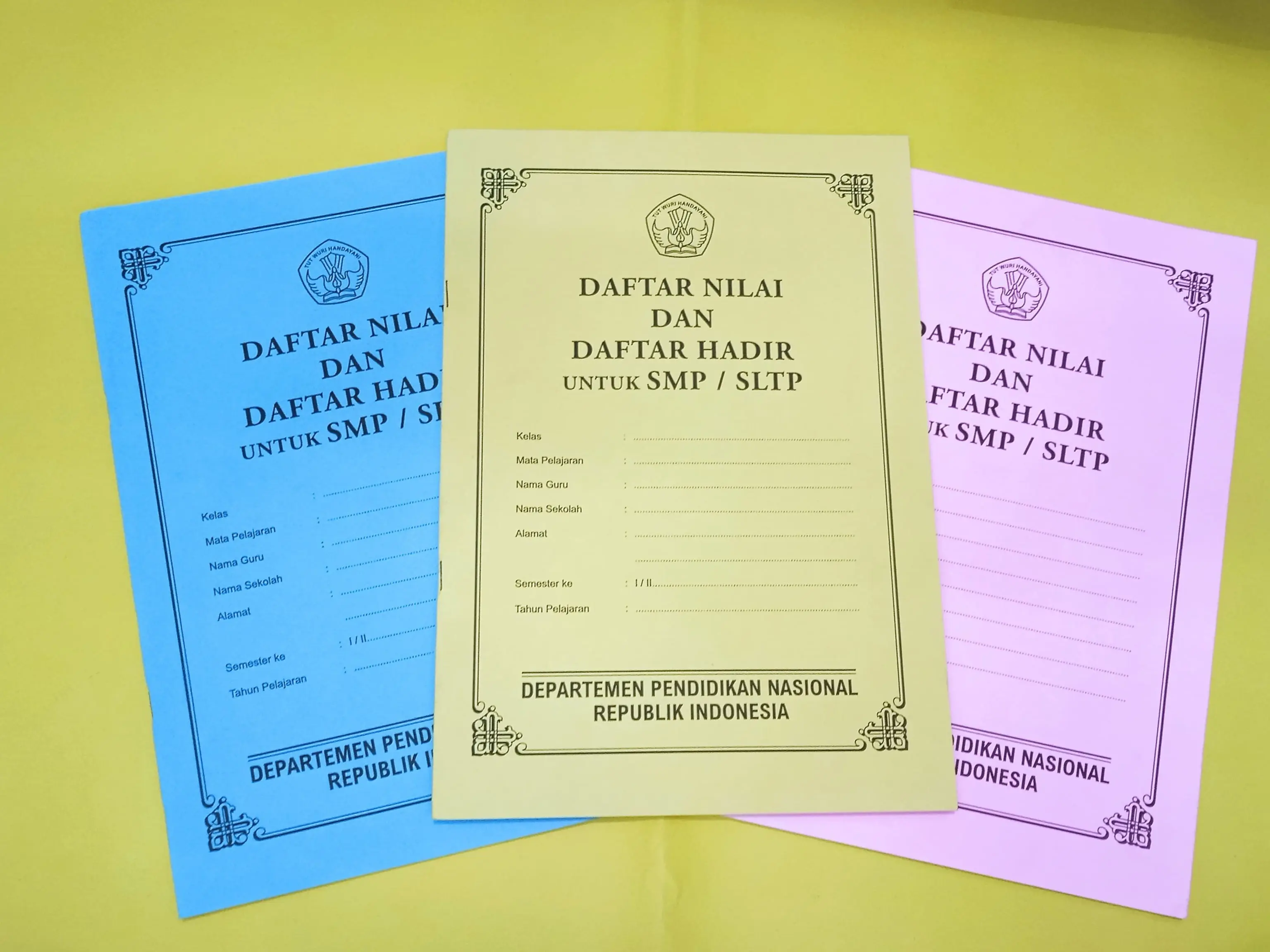BUKU DAFTAR NILAI + HADIR 10PCS