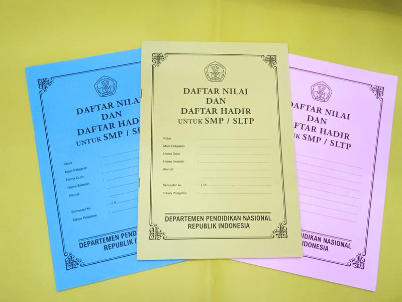 BUKU DAFTAR NILAI + HADIR 10PCS 0