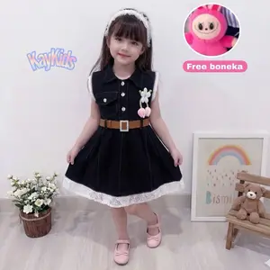 Dress Jeans Import Anak Perempuan Usia 2-6 Tahun Viral Fashion Import Anak Perempuan Terbaru