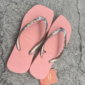 Sandal Jepit HV Wanita Glitter Pelangi