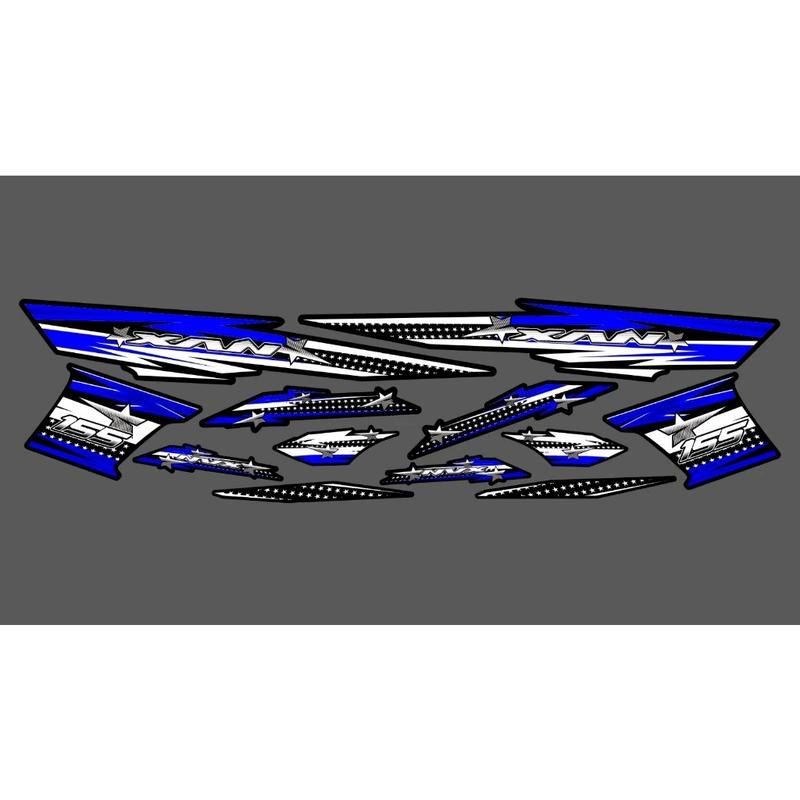 STICKER ALL NEW AEROX CONNECTED NVX 155 HOLOGRAM EDITION DESIGN 4