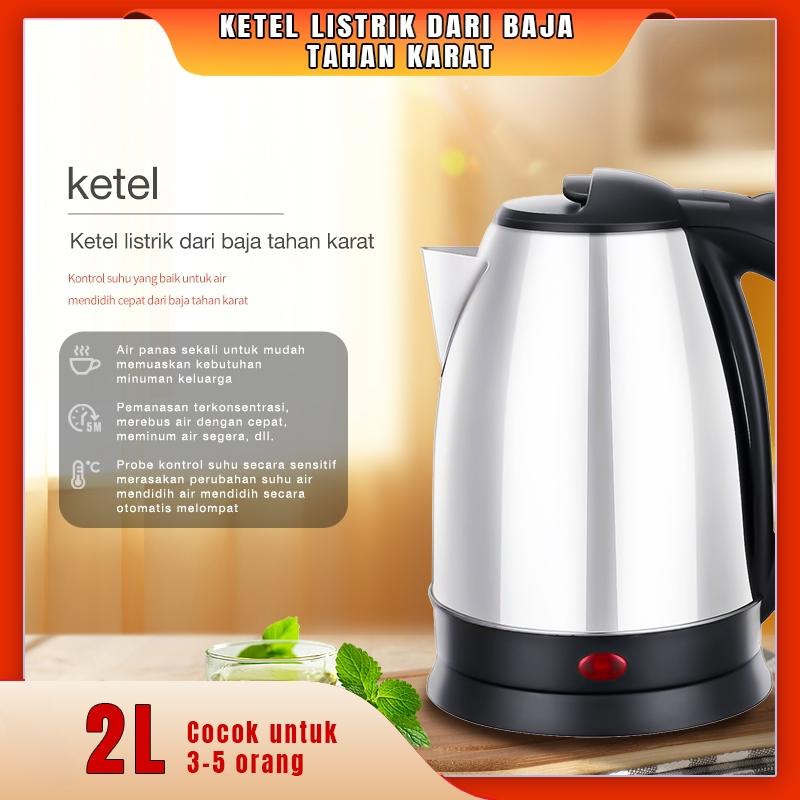 YDF SHOP Stainless Steel 2.0 L Electric Kettle Pemanasan Cepat - Shop ...