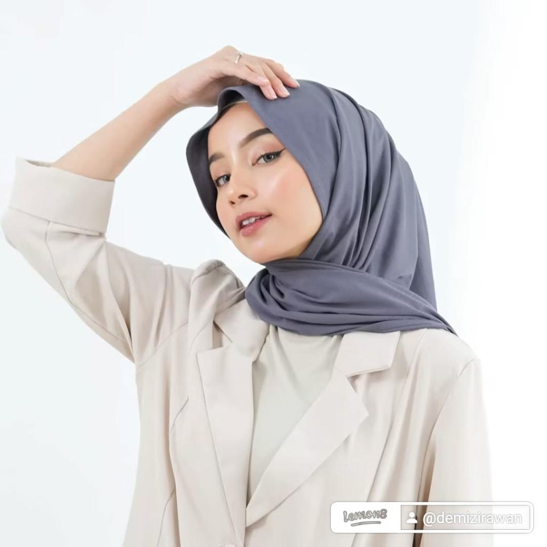 Hijab Pashmina Kaos Rayon Premium