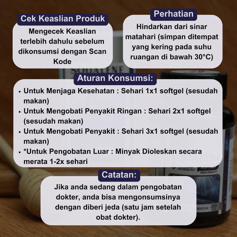 BIO SQUALENE Untuk Menyuburkan Sperma PRIA Pengental seperma Azoospermia Teratozoospermia Isi 30 Softgel 4