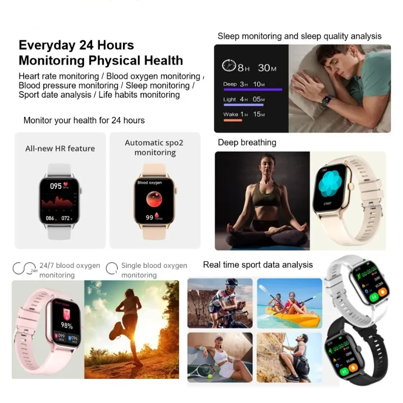 GTS4 Jam Tangan Pintar 2025 Hadiah Panggilan Bluetooth Jam Tangan Pintar Dial Sentuh Musik Pelacak Kebugaran Jam Tangan Olahraga Tali Logam 3