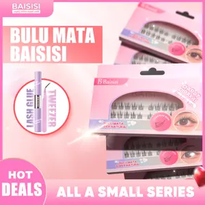 BAISISI K Individual Lashes Segmentasi SERIES A + LASH GLUE Eyelash Extension Eye Makeup
