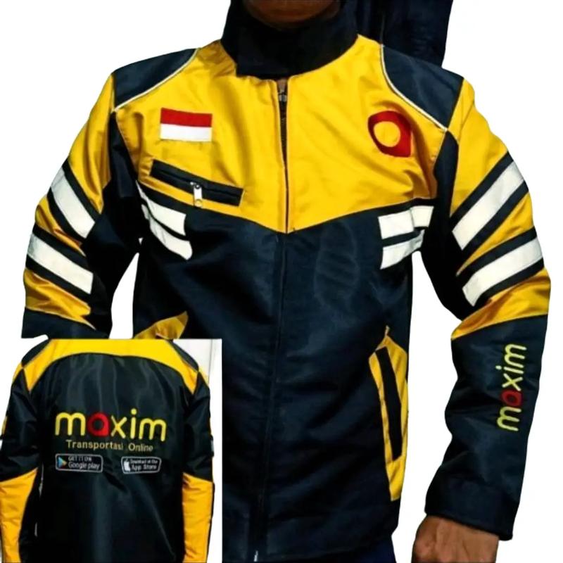 jaket maxim Slim-fitting Musim dingin Santai Katun Bordir Panjang 0
