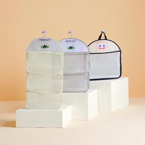 Tas Jaring Penyimpanan Keranjang Gantung Tempat Penyimpanan Tas Kantong Mainan Tas penyimpanan kaus kaki Tas penyimpanan bra Kain Tali Pakaian