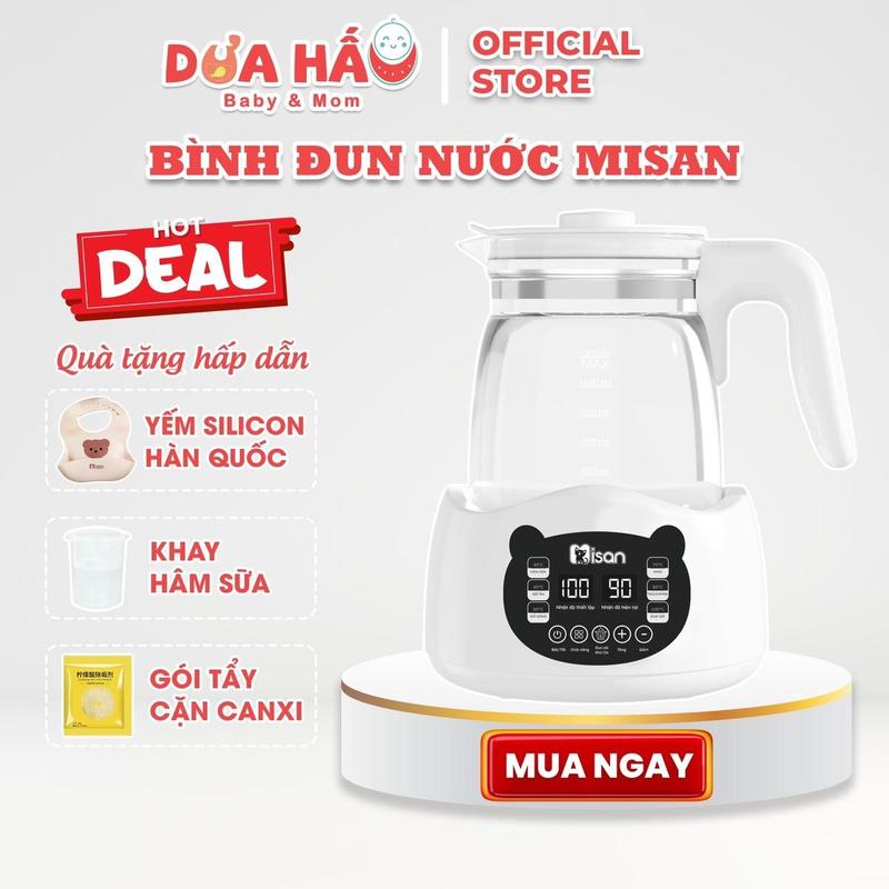 Misan Bình Đun Nước Pha Sữa Misan Máy Tiệt Trùng Hâm sữa Cho Bé Shop Dưa Hấu Baby & Mom
