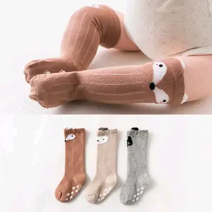 kaos kaki anak cewek cowok panjang selutut anti slip kaus kaki panjang bayi laki laki dan perempuan 6 bulan sampai 2 tahun