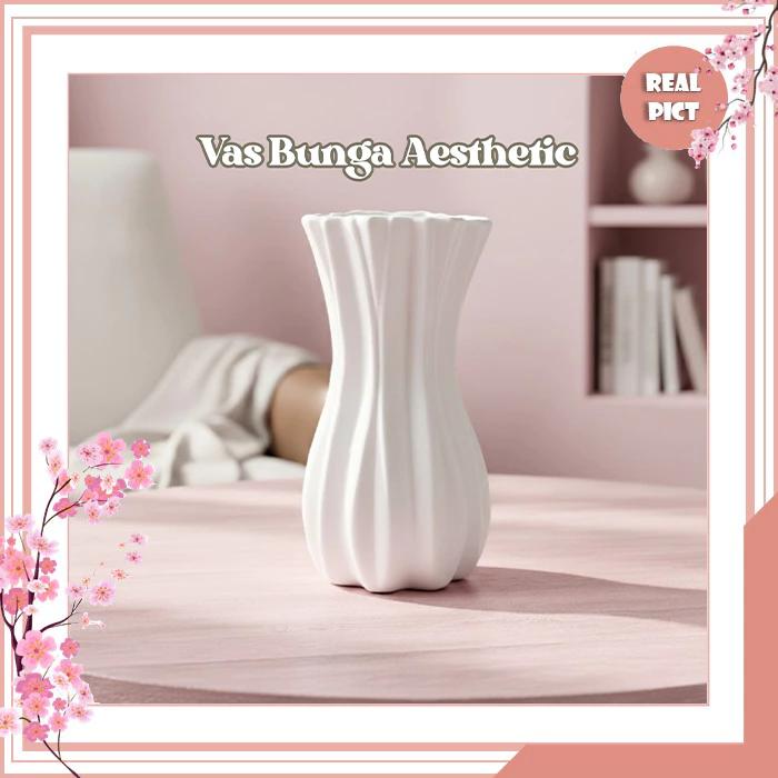 Gambar UNICO Vas Bunga Plastik Aesthetic Vas Tanaman Imitasi Cantik Hiasan Dekor Meja Ruang Tamu Kantor Pot dari UNICO.indonesia Kab. Tangerang Tokopedia