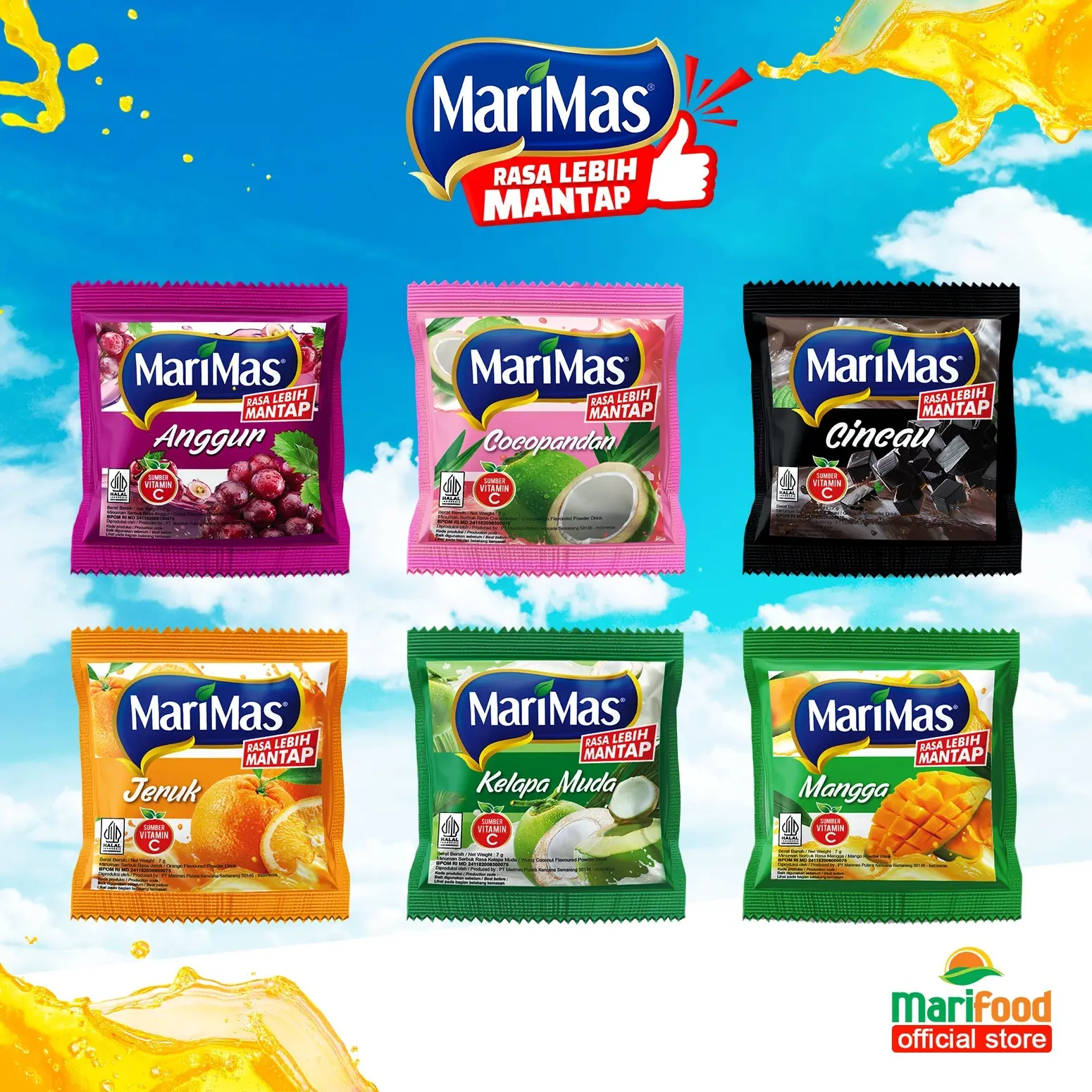 RTG Marimas Rasa Buahnya Lebih Mantap - Renteng Isi 10 Sachet