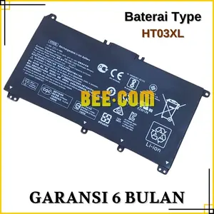 Batre Baterai For Type 14s-cf1047TU 14s-cf3018TX 14s-cf2502TX SERIES HT03XL NEW - BEECOM