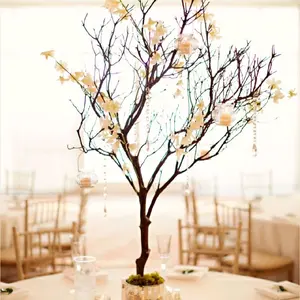 Ranting Kayu Dekorasi Bercabang Alami Belum Di Kupas/150cm