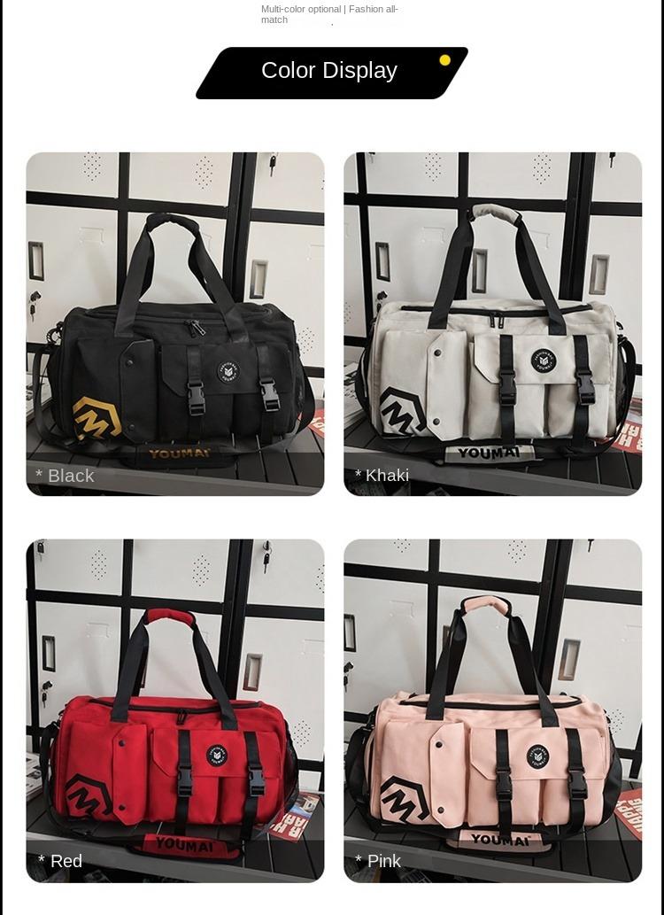 Product Introduction of Travel Bag Multifunctional Backpack Crossbody Handbag Luggage Bag Dry Wet Gym Bag#983 10